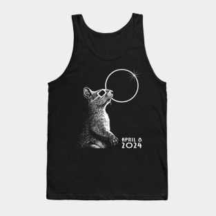 2024 Total Solar Eclipse April 8 Eclipse Watching Squirrel Tank Top